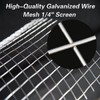 Hardware Cloth 8'' x 20' 1/4 in Galvanized Wire Mesh