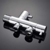 Ibergrif Angle Valve Toilet with 2 Outlets Universal Angle Regulating