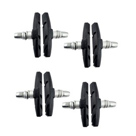 XuLong Bicycle Disc Brake Pads Mountain Bicycle Universal V-Brake Blocks No Noise No Skid 4 Pair BLACK