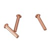 Byttlerom 300 Pcs 5/64Inch x 25/64Inch Round Copper Solid Rivets
