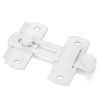 Wocoe 5 Packs White Stainless Steel Barn Latches | 3.93"