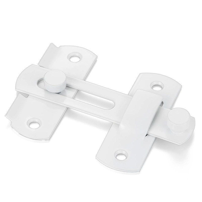 Wocoe 5 Packs White Stainless Steel Barn Latches | 3.93"