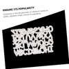 TEHAUX Alphabet Shaped Cutting Dies Carbon Steel DIY Stencils for
