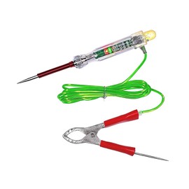 CENPEK Automotive Circuit Tester, Test Light for Car, 3-24 Volt, DC Tester, Dual Probes, PU Antifreeze Cable, Large Alligator Clip, Two Way Voltage Test