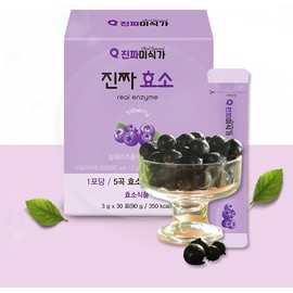 Detailed page Grain fermentation lactic acid bacteria real enzyme bilberry extract 3g x 30 packets / 곡물발효 유산균 진짜효소 빌베리추출 3g x 30포