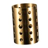 HAOHIZE Gold Stainless Steel Utensil Holder, 3.9 x 5.9in Multifunctional
