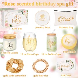 AYGE Bride To Be Gifts, Best Bridal Shower Bachelorette Gifts For Bride, Wedding Gift Engagement Gifts For Women, Bachelor Party Gifts Fiance Gifts For Her, Future Mrs Newly Engaged Gifts Ideas