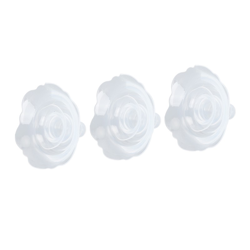 3Pcs Teat Shields 2 Layer Protective Cover for Breastfeeding Nursing
