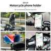 ABITLOP Motorcycle Bike Phone Mount with Vibration Dampener, 360°Motorcycle Bike