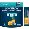 Sooergy Electrolytes Powder Packets Sugar Free Hydration Packets, Liquid Daily