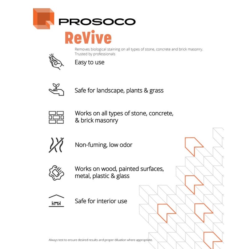 Prosoco ReVive - Headstone, Gravestone and Monument Cleaner - Trusted