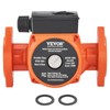 VEVOR UPS15-58FC 17 GPM Cast Iron Circulation Pump, 1" NPT