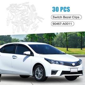 A ABSOPRO Plastic Nylon Switch Bezel Clip 90467-10203 for Toyota Camry 30 Pcs