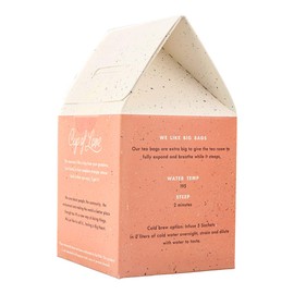 Big Heart Tea - Cup of Love, Small Batch, Herbal Infused, Naturally Sweet, Caffeine-Free, Promotes Natural Healing & Stress Relief, Enjoy Hot or Cold (Nurturing Rose and Tulsi) (10 bags)