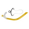 Swimming Snorkel Reduced Drag Silicone Swimming Breathing Tube with Adjustable