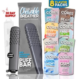HealthChews Flex & Puff + FREE Case ‚Äì Reusable Aromatherapy Breather Stick (Non-Edible Wellness & Habit Relief Tool):_FlexBar + Free Case + 8 Refills