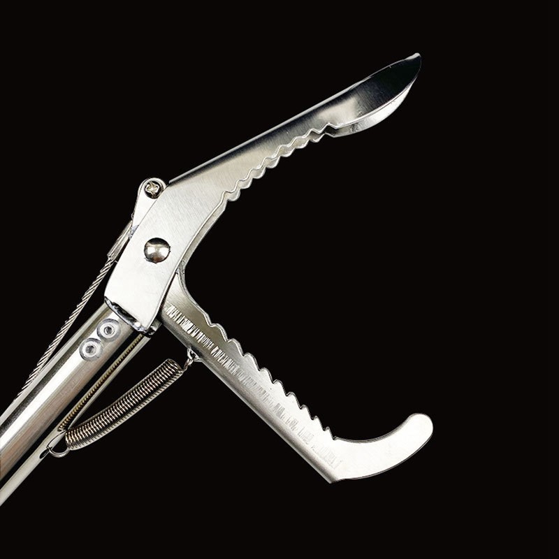 Stainless Steel Snake Grabber Thickened Elongated Collapsible Snake Tongs with