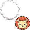 LILIAO 4.2" Lion Face Cookie Cutter Sandwich Cutters, Stainless Steel