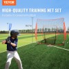 VEVOR 7x7 ft Baseball Softball Practice Net Hitting Batting Training