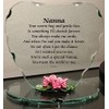 Onlinestreet Glass Plaque Gift for - Nanna