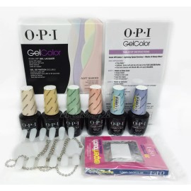 OPI Gelcolor KIT & Matching Nail Lacquer (T71-T76) SOFT SHADES 2016 Collection