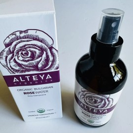 ALTEYA Organics BULGARIAN ORGANIC ROSE WATER Rosa Damascena – GLASS SPRAY 8oz