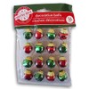 Miniature Jingle Bells Garland - 33 Inches/16 Bells (Red &
