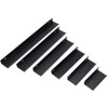 JNRFTY 10Pcs Mount Finger Edge Pull,Hidden Drawer Pulls,Aluminum Hidden Handle
