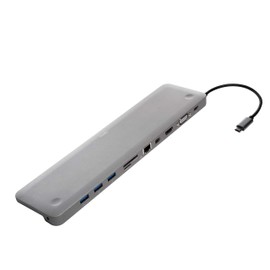 Opro'9 USB Type C 11 in 1 Multi-Hub for Macbook Pro 13/15 inch, HDMI/VGA/Mini DP Output, 4K Compatible, USB 3.0 Ports, 3 Type-c Hub, Multi-Card Reader, SD/MicroSD Compatible, Connector, High Speed