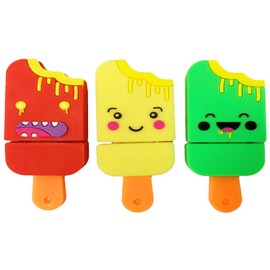 BorlterClamp 3 Pack (32GB*3) Novelty Cute USB Flash Drive Memory Stick for External Data Storage