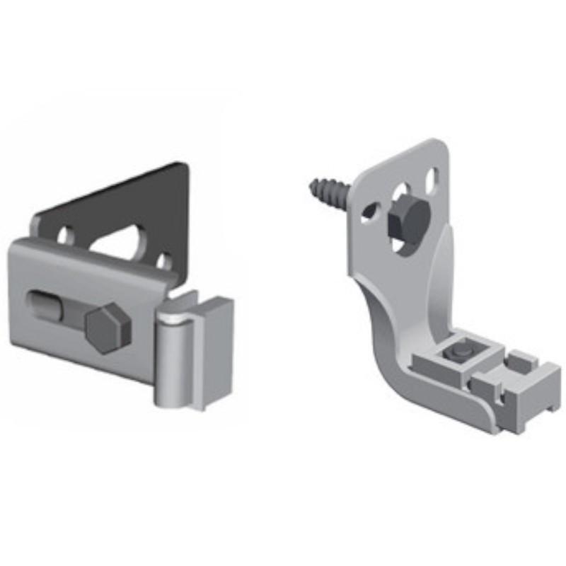 Jabema 2 x Radiator Mounting with Side Tabs and 1