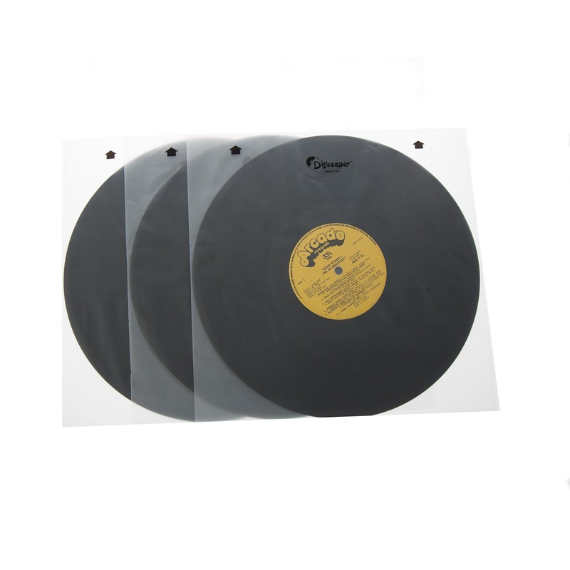 Diskeeper Anti-Static Inner Sleeves – Premium HDPE Record Sleeves for