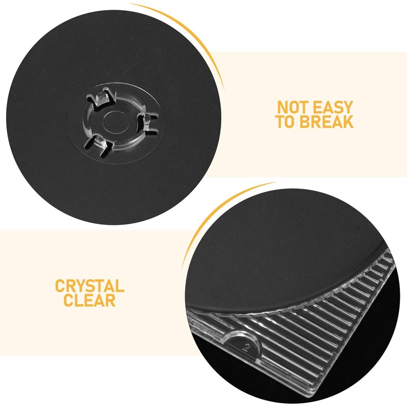 20pcs Mini CD Jewel Case 8cm - Clear Plastic Mini