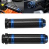 2PCS Motorcycle Handle Bar Grip Cover Carbon Fiber Corrosion Resistant
