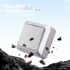 Toggle Switch 1 Way Wall Switch Silver Tone Mechanical Wall