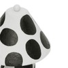 Pemberly Row Contemporary Black and White Papier Mache Table Lamp