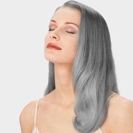 Onilyua Instant Silver Gray Hair Dye Shampoo 500ml for Men & Women, 3 in 1 Silver Hair Dye, Easy to Use, Natural Shampoo Silver Hair Dye in Minutes 16.9 Fl Oz (Silver gray)
