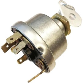Tractor Ignition Switch Compatible with Massey Ferguson Diesel MF 231 240 250 298 20D 1874535M3