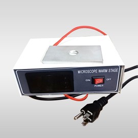 Microscope Temperature Control Stage, Heating Plate for Microscope Slides, Slide Warmer Digital Thermostat Heated Lab Equipment Heating Table for Industrial Scientific Research