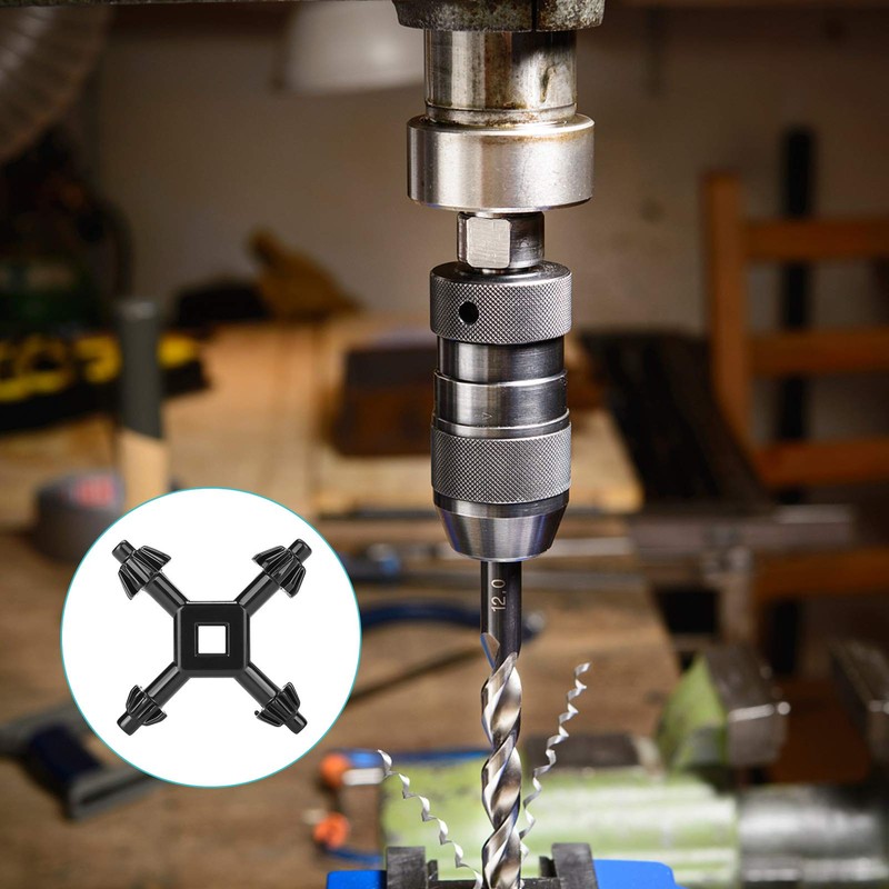 Drill Chuck Key, Micro Drill Chuck 4 in 1 Multifunctional