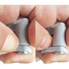 (Pack of 8 pcs) Small 15 mm Furniture Castors, Rubber