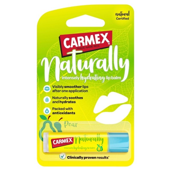 Carmex Naturally Intensely Hydrating Lip Balm - Pear 4.2g