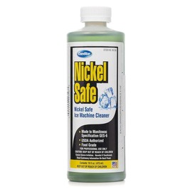 ComStar Nickel Safe, Ice Machine Cleaner, Designed to Remove Scale, Slime & Deposits from Ice Machines to Ensure Clean, Cold & Taste-Free Ice, Made in USA, 16 Ounces (90-356)