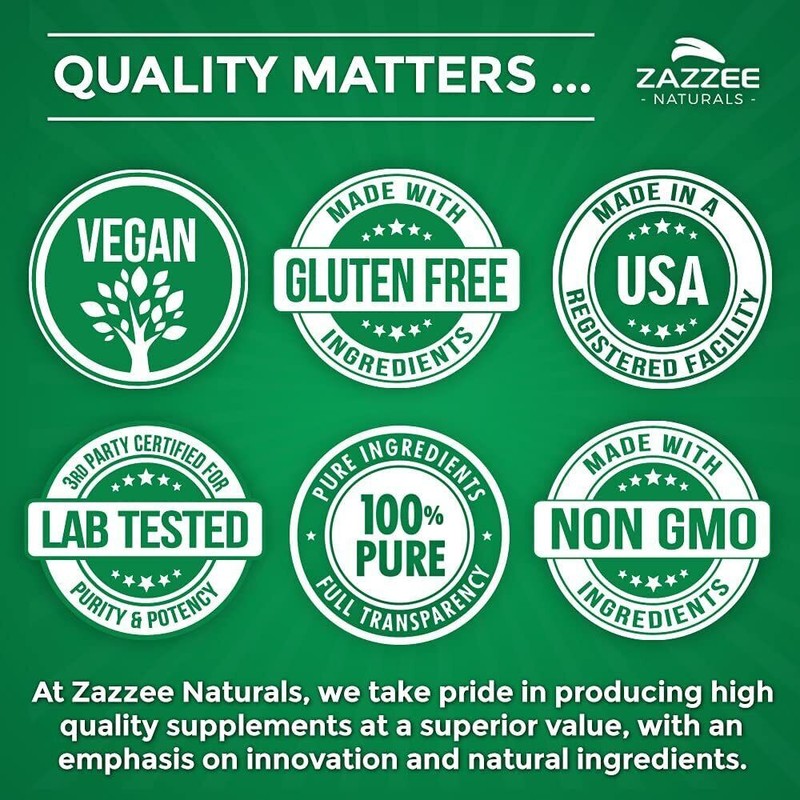 Zazzee Naturals Extra Strength Boswellia 10:1 Extract, 5000 mg Strength,