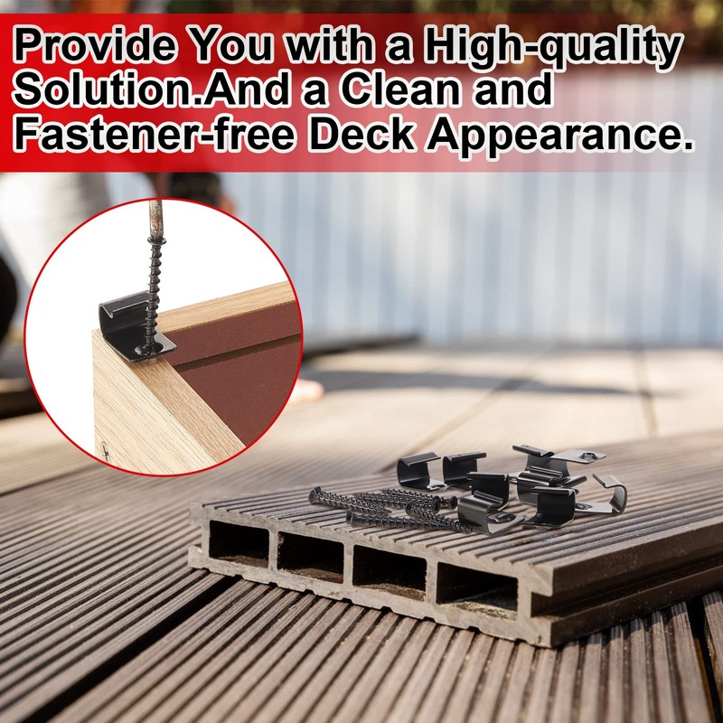 Dunzy 80 Pack 304 Stainless Steel Start Clips Universal Decking