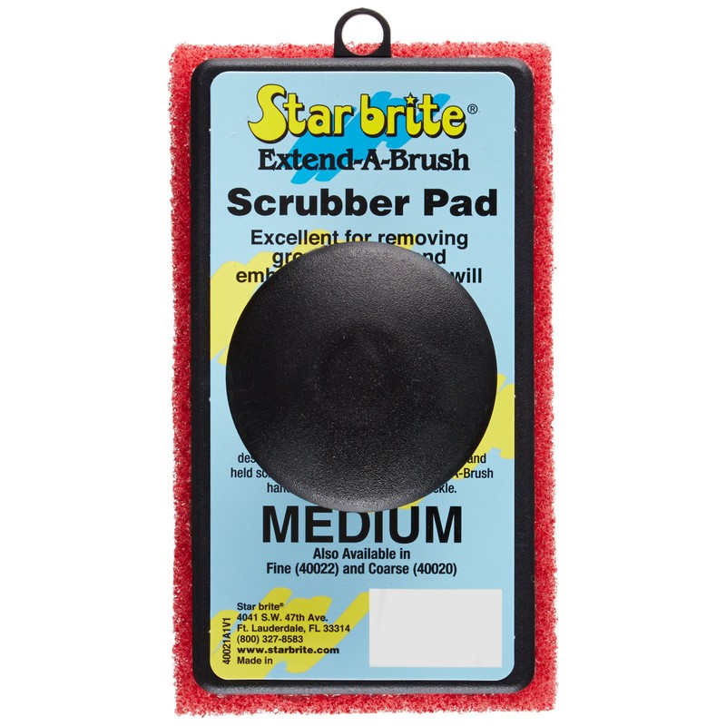 STAR BRITE Scrubber/Medium (Red) (040021P)