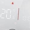 Smart Digital Thermostat 5A AC 95‑240V IP20 White Adjustable Backlight