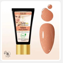 HyGEL Hybrid Nail Gel, Nude Skin Collection SINGLES, 60ml (Peachy Radiant, NS04)