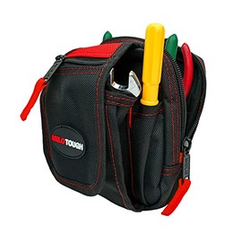 MELOTOUGH Heavy Duty Cell Phone Holder Accessory Pouch Smart Phone Pouch , Construction Phone Holster Compatible with Most Tool Belts (Red)â¦