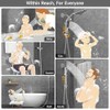 Veken All Metal 10"Luxurious Rain Shower Head with Handheld Spary,Power